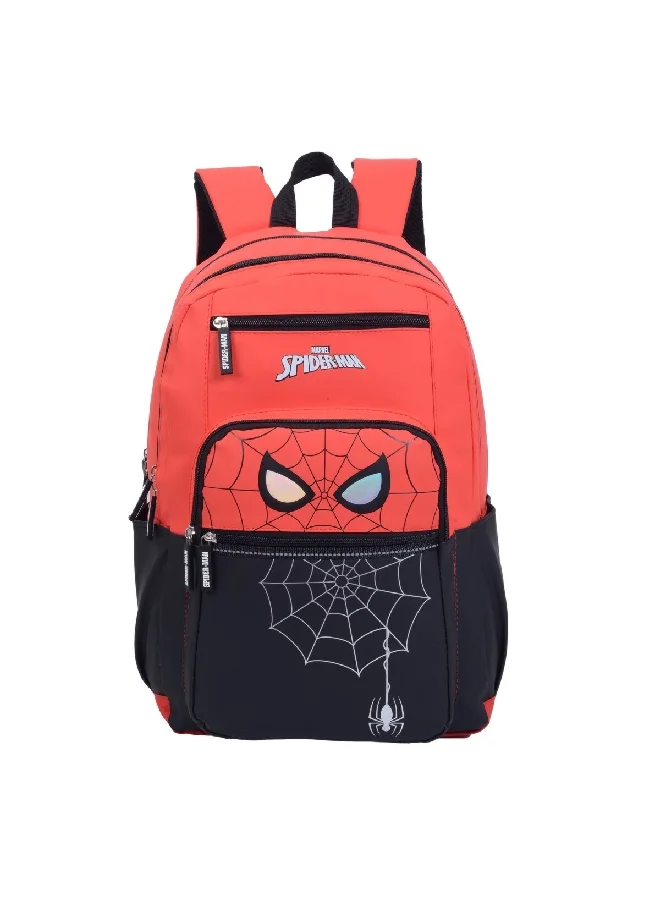 MARVEL Spiderman Zipper Closure Adjustable Strap School Backpack Red and Black 46 x 17 x 32 cm FKST-32033